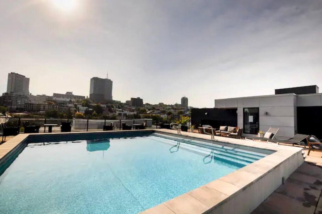 Condo - 305 Piscine Bbq Wifi Quebec City Bagian luar foto